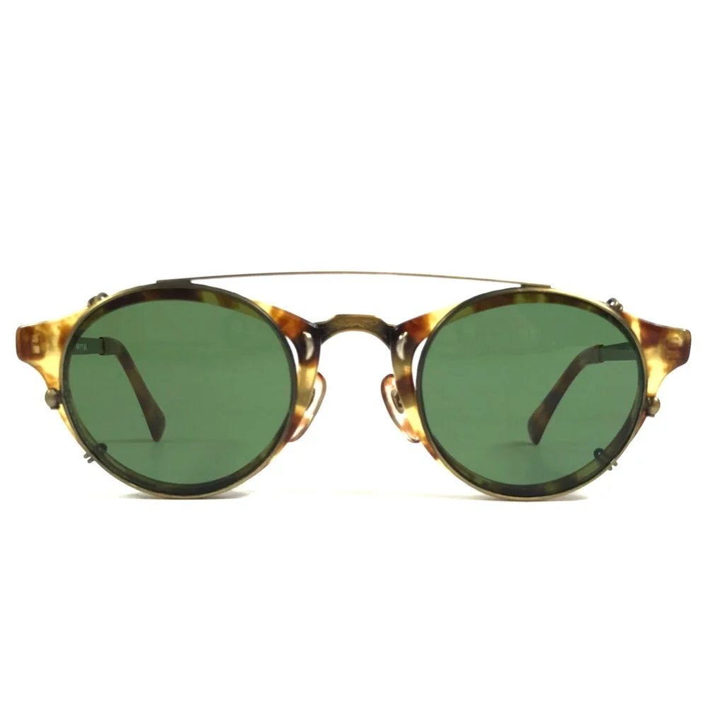 Vintage Oliver Peoples Eyeglasses Frames OP-60 404 AG Antique Gold 49-22-140